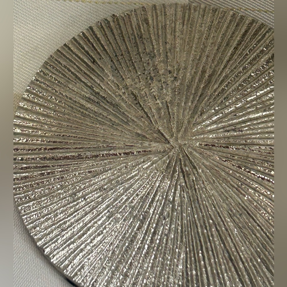 SIX VINTAGE COASTERS SILVER TONE - Picture 6 of 10